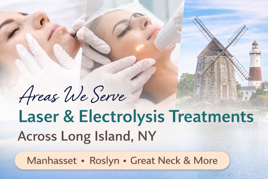 Areas We Serve | Laser Hair Removal & Electrolysis Long Island NY