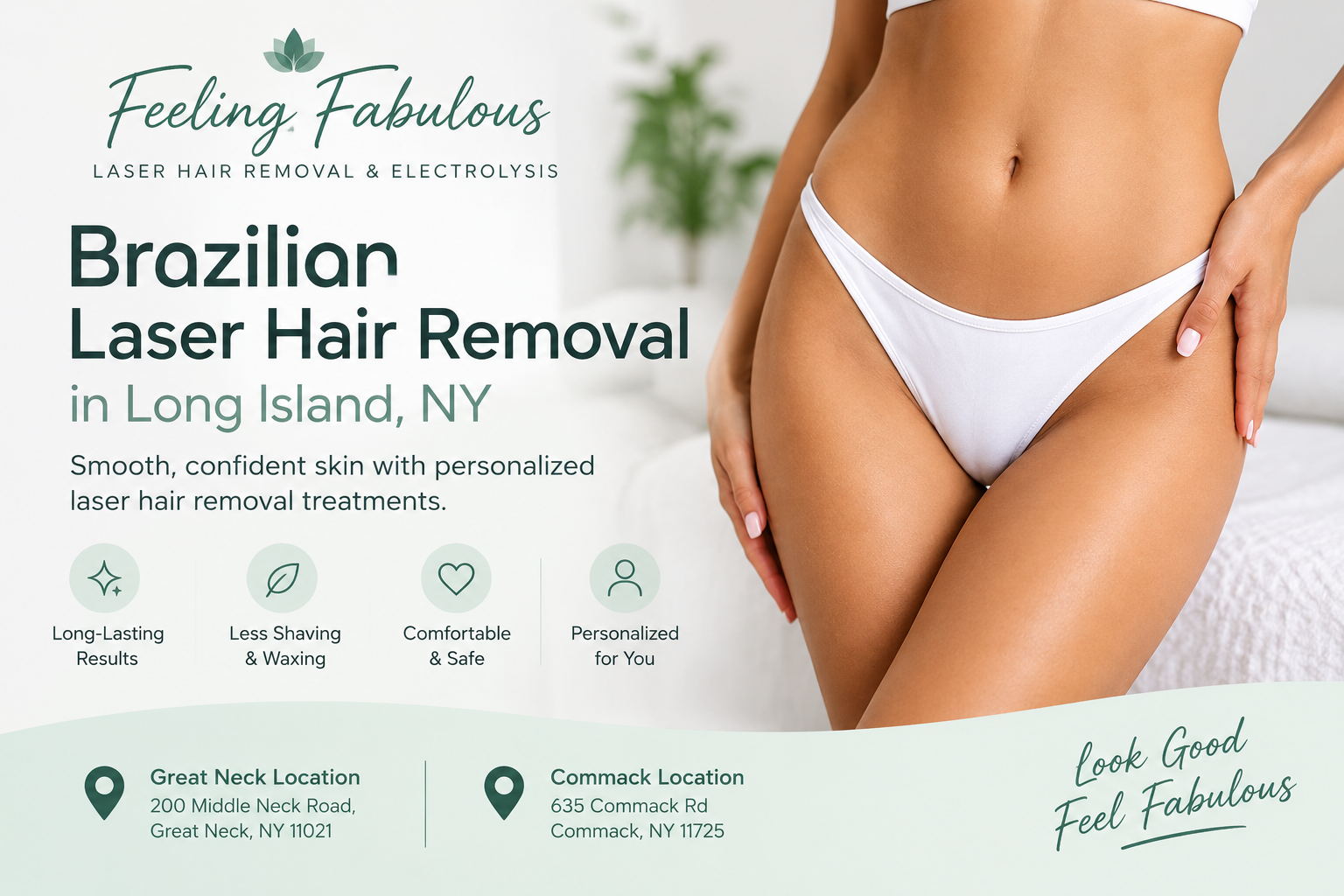 Brazilian Laser Hair Removal in Long Island, NY